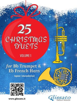 cover image of Bb Trumpet & Horn in Eb --25 Christmas duets volume 1